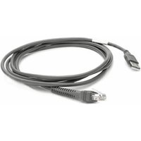Zebra CBA-U21-S07ZBR serial cable Black 2.1 m USB EAS