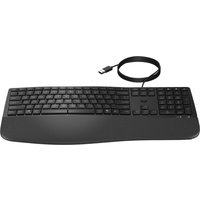 HP 485 CFT WD KBD keyboard Office USB Black