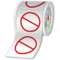 Brother LTZ12100FBAN label-making tape Red on white