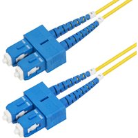 StarTech.com 1m (3.3ft) SC to SC (UPC) OS2 Single Mode Duplex Fiber Op