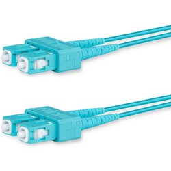 Lanview LVO231475 InfiniBand/fibre optic cable 5 m 2x SC OM3 Aqua colo