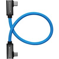 Kondor Blue Dual Right Angle 12" USB cable USB 3.2 Gen 2 (3.1 Gen