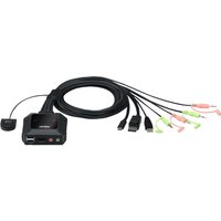 ATEN CS52DP KVM switch Black
