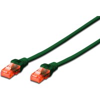 Digitus 15m Cat6 U/UTP networking cable Green U/UTP (UTP)