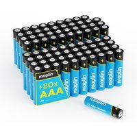 Maplin AAA LR03 1.5V Alkaline Batteries 7 Year Shelf Life High Perform