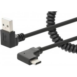 Manhattan USB-C To USB-A Cable. 1M. Male To Male. Black. 480 Mbps (Usb