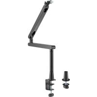 LogiLink Professional Studio Microphone Boom Arm Stand. black