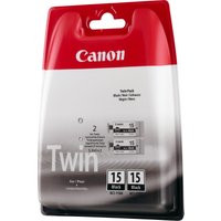 Canon 8190A002/BCI-15BK Ink cartridge black twin pack. 2x80 pages/5% 5