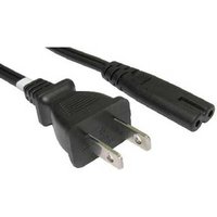 FDL 2M US MAINS PLUG TO C7 FIGURE 8 SOCKET CABLE