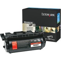 Lexmark X644H21E Toner cartridge black. 21K pages/5% for Lexmark X 642