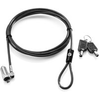 HP Ultraslim Keyed cable lock Black 1.8 m