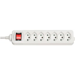 Lindy 73168 Power Extension 7 Ac Outlet(S) Indoor White