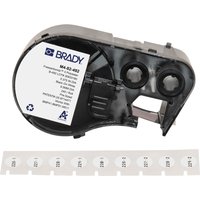 Brady M4-82-492 printer label Black. White Self-adhesive printer label