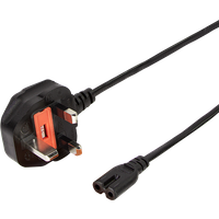 LogiLink Power cable. BS 1363 (UK) to IEC C7. black. 1.8 m