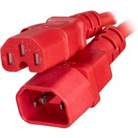 Cablenet CNL C14-C15 Rd Rbr IEC C14 IEC C15