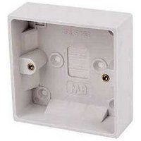 86 x 86mm Single Pattress Back Box - Standard