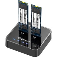 CoreParts MS-CLONER-NVME storage drive docking station Black