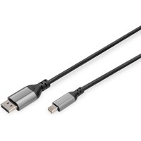 Digitus 8K DisplayPort Adapter Cable. Mini DP to DP