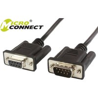 Microconnect SCSEHN3B serial cable Black 3 m DB9 M DB9 F