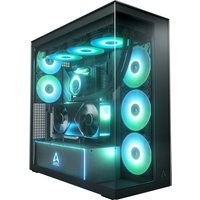 ARCTIC Xtender VG (Mirror Black) Premium E-ATX PC Case with Vertical G