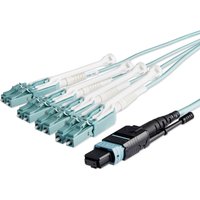 StarTech.com 10m (30ft) MTP(F)/PC to 4x LC/PC Duplex Breakout OM3 Mult