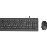 HP 150 WIRED MOUSE/KB COMBO FR keyboard Mouse included USB Black
