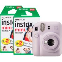 Fujifilm Instax Mini 12 Instant Camera - Lilac Purple - Camera + 40 Sh