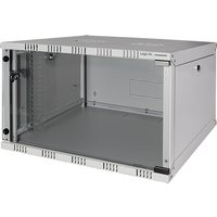 LogiLink W06B54G rack cabinet 6U Wall mounted rack Grey