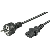 Microconnect PE020430 power cable Black 3 m CEE7/7 C13 coupler