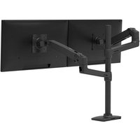 Ergotron LX Series LX Dual Stacking Arm. Tall Pole. Matte Black 101.6