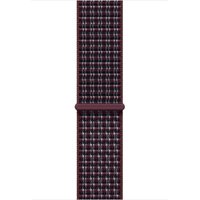 Apple 46mm Burgundy Plaid Sport Loop