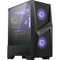 MSI MAG FORGE 100M Mid Tower Gaming Computer Case 'Black. 2x 120m