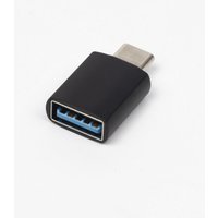 Microconnect USB3.1CAAF cable gender changer USB C USB A Black