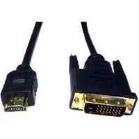 Cables Direct 1.5m HDMI/DVI-D M/M Black