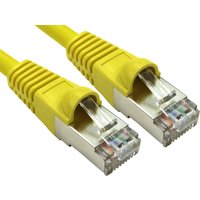 Cables Direct ART-100-HY networking cable Yellow 0.25 m Cat6a S/FTP (S
