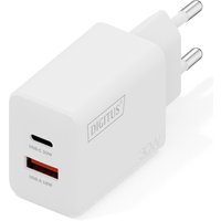Digitus USB GaN Charger 30W. 1x USB-C. 1x USB-A