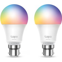 TP-Link Tapo Smart Wi-Fi Light Bulb. Multicolor. E27. 2-Pack