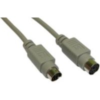 Cables Direct EX-103 PS/2 cable 3 m 6-p Mini-DIN Grey