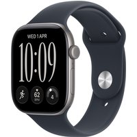 Apple Watch Series 12 GPS 46mm Space Grey Aluminium Case with Navy Blu