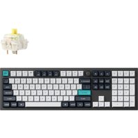 Keychron Q6 Max keyboard Universal USB + RF Wireless + Bluetooth QWERTY UK English Black White