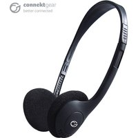 connektgear HP503 Basic Stereo PC On-Ear Headset with In-Line Mic and