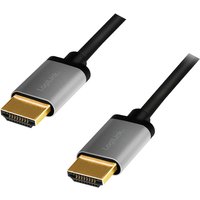 LogiLink CHA0100 HDMI cable 1 m HDMI Type A (Standard) Black. Grey