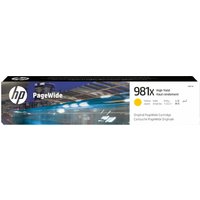 HP L0R11A/981X Ink cartridge yellow. 10K pages ISO/IEC 19798 114ml for