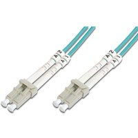 FDL 20M OM4 50/125 LC-LC DLX 2.8mm FIBRE OPTIC CABLE - AQUA