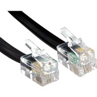 Cables Direct 88BCD-102K telephone cable 2 m Black