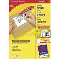 Avery L7166-100 self-adhesive label White 600 pc(s)
