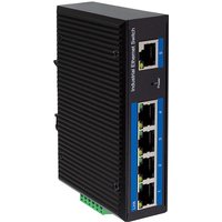 LogiLink 5-PORT INDUSTRIAL GIGABIT ETHERNET POE SWITCH