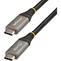 StarTech.com 1.6ft (50cm) USB-C Cable. USB 10Gbps. 100W (5A) Power Del