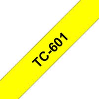 Brother TC-601 DirectLabel black on yellow 12mm x 7.7m for Brother P-T