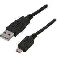 MCL MC922AHB-2M USB cable USB 2.0 USB A Micro-USB B Black